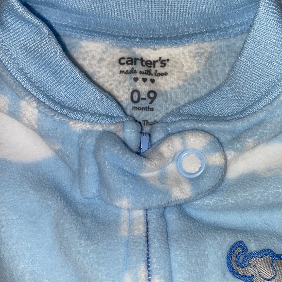 Baby Boy fleece sleep bag like new 0-9 - Picture 2 of 3